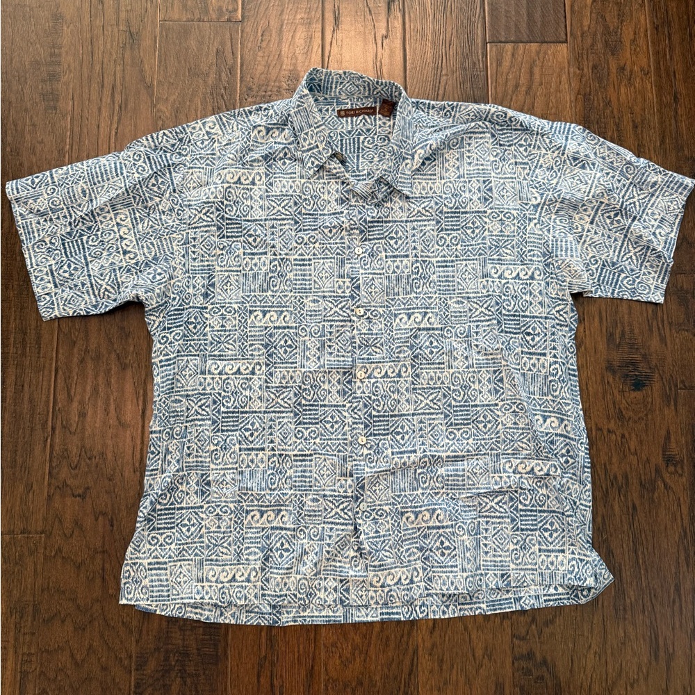 Tori Richard Hawaiian Short Sleeve Shirt XL
